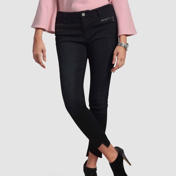 OLGYN Denim - OLGYN Women’s Stretch Black Denim Pants Skinny Fit